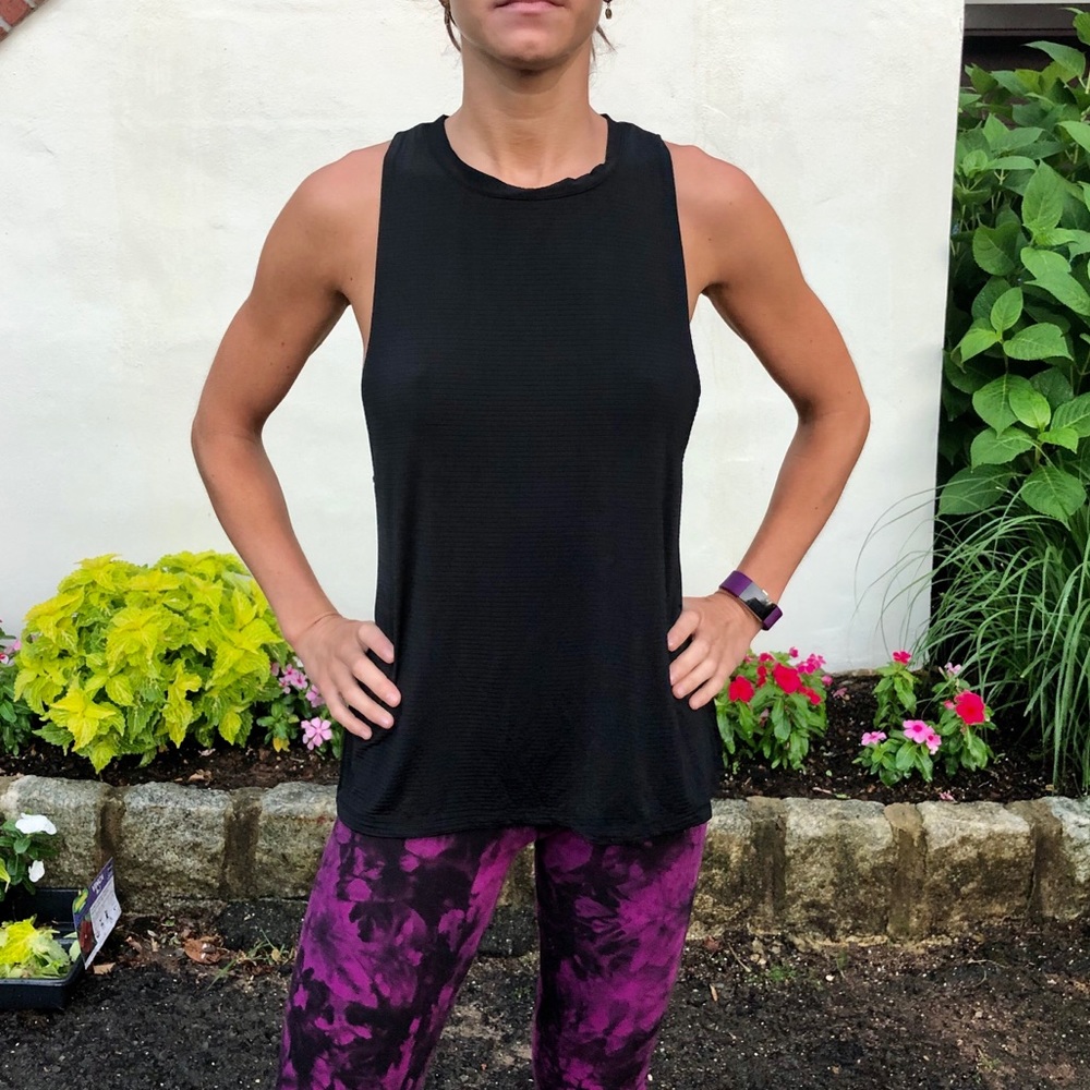 Beyond Yoga Twist Strap Open Back Tank